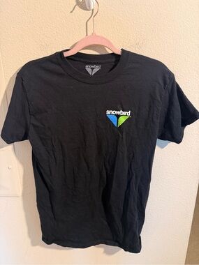 Snowbird Ski Resort Black Logo Graphic T-Shirt Small Utah Mountain Cotton Tee